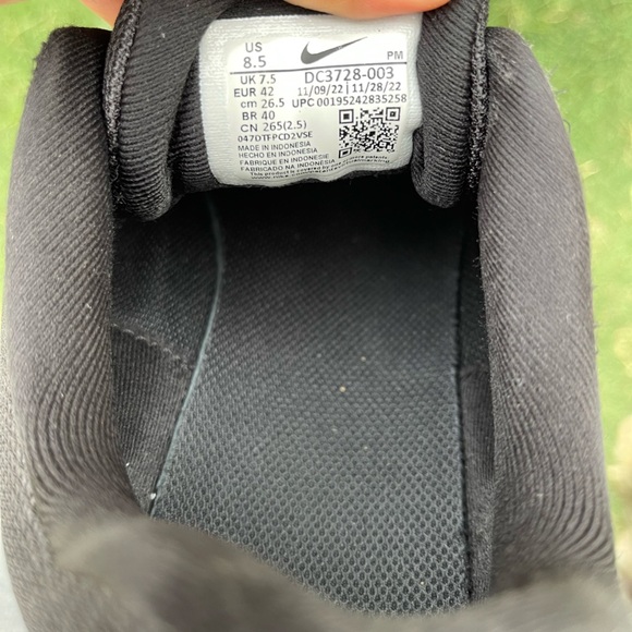 Size 8.5 - Men’s Nike Revolution 6 Next Nature Black White / DC3728-003 - Picture 8 of 8